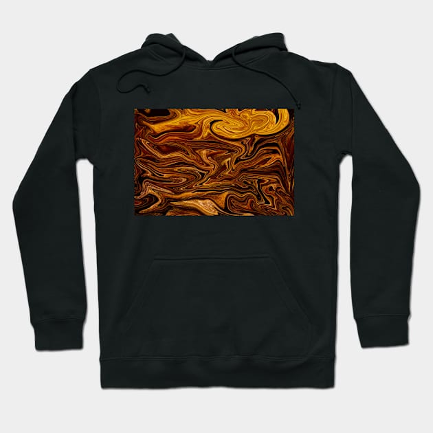 Wood Waves Texture Hoodie by mavicfe